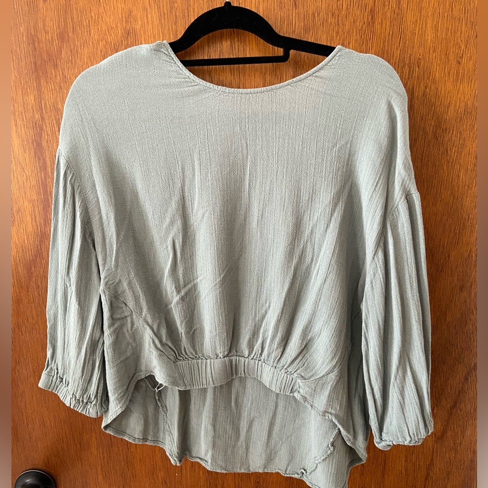 Light blue Zara blouse